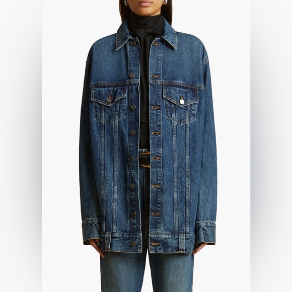 Khaite Ross Oversized Denim Jacket - Picture 2 of 4